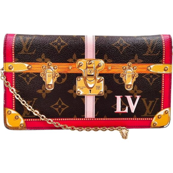 211861AN (S6) Louis Vuitton Shoulder Bag Weekend Brown Monogram - Picture 1 of 10